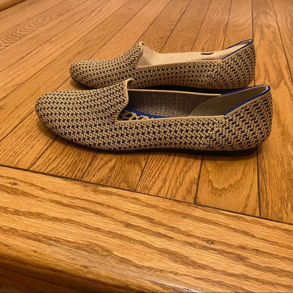 Rothy’s Gold Houndstooth Loafers, sz 10 - Picture 3 of 6
